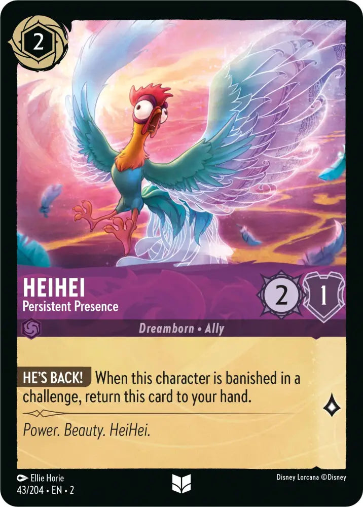 HeiHei - Persistent Presence (43/204) [Rise of the Floodborn] - Lorcana Single