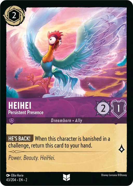 HeiHei - Persistent Presence (43/204) [Rise of the Floodborn] - Lorcana Single