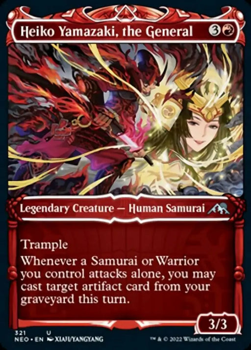 Heiko Yamazaki the General (Showcase Samurai) [Kamigawa: Neon Dynasty] - MTG Single