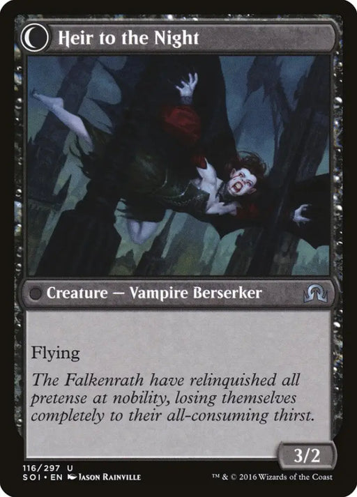 Heir of Falkenrath // Heir to the Night [Shadows over Innistrad] - MTG Single