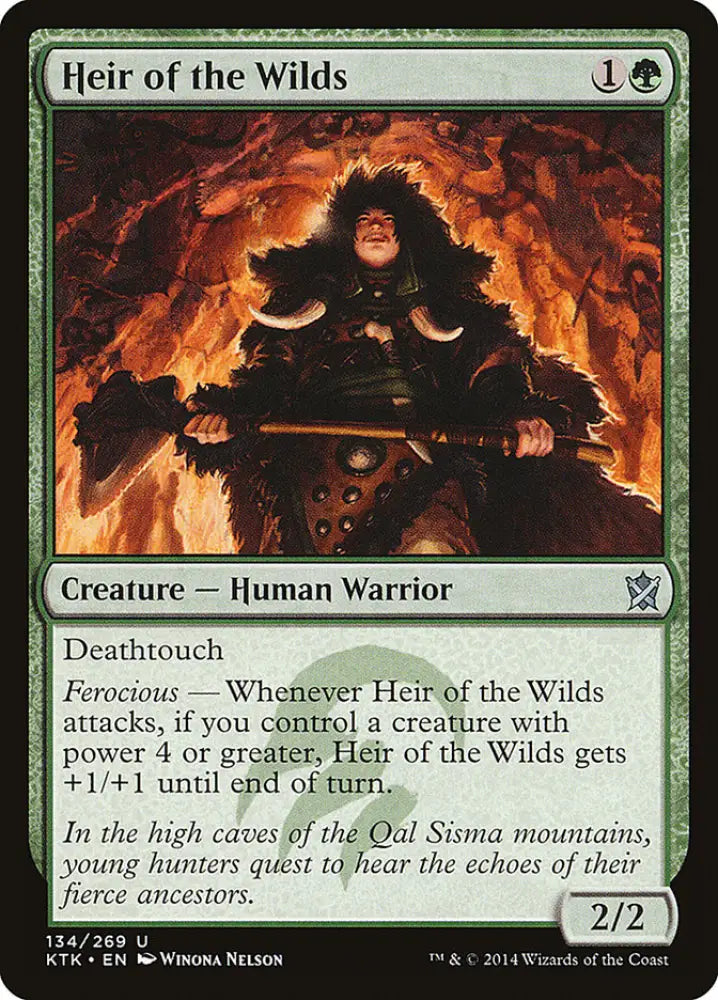 Heir of the Wilds [Khans of Tarkir] - MTG Single