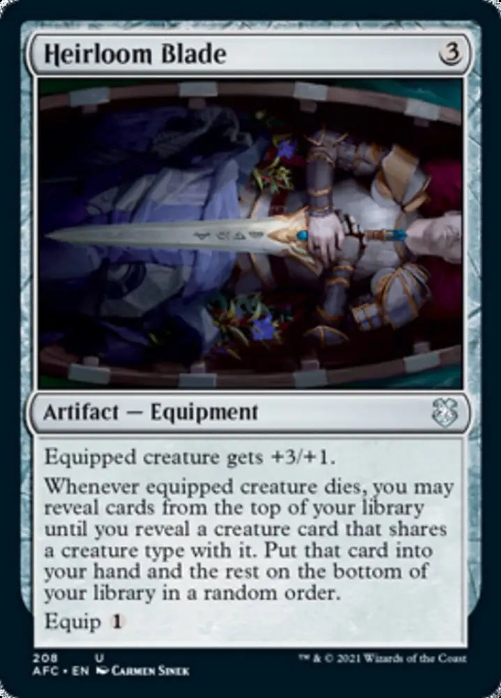 Heirloom Blade [Dungeons & Dragons: Adventures in the Forgotten Realms Commander] - MTG Single