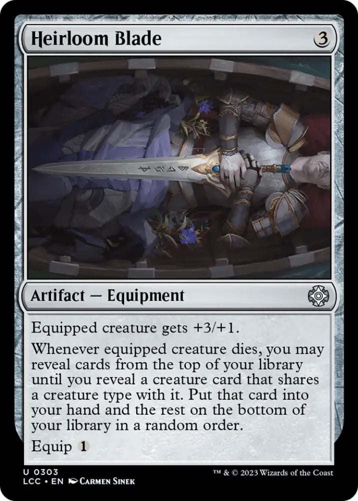 Heirloom Blade [The Lost Caverns of Ixalan Commander] - MTG Single