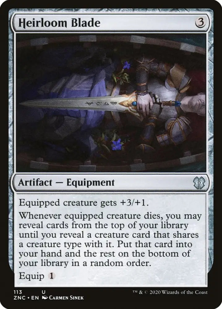 Heirloom Blade [Zendikar Rising Commander] - MTG Single