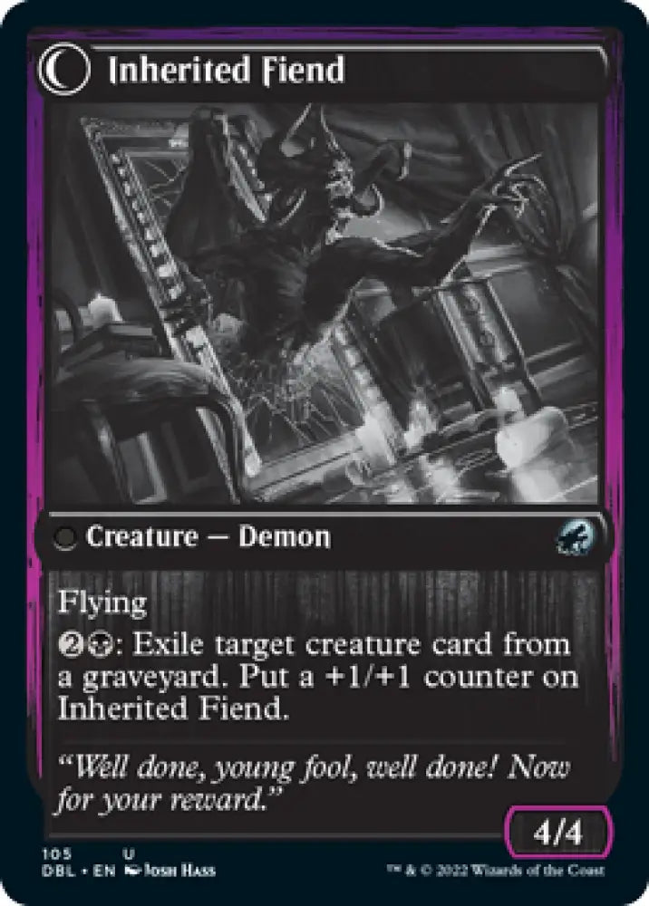 Heirloom Mirror // Inherited Fiend [Innistrad: Double Feature] - MTG Single