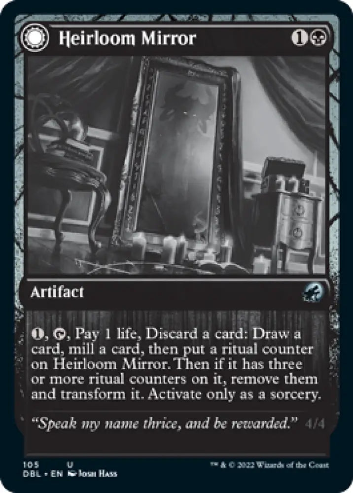 Heirloom Mirror // Inherited Fiend [Innistrad: Double Feature] - MTG Single