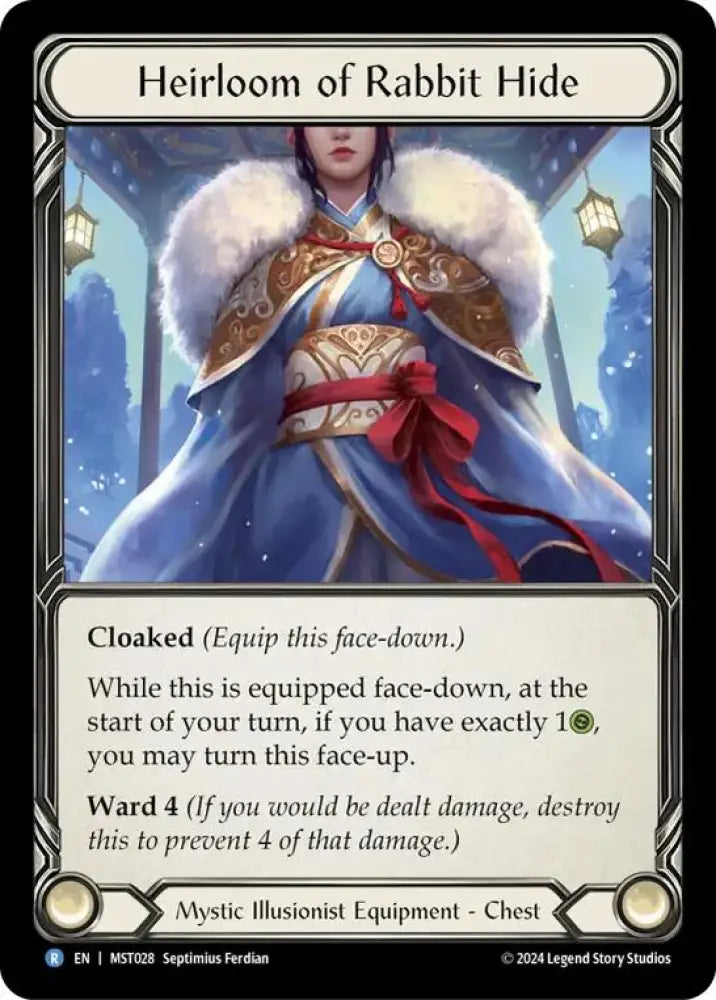 Heirloom of Rabbit Hide [Part the Mistveil] Cold Foil - Flesh And Blood Single