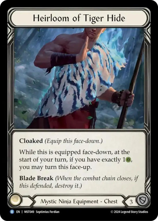 Heirloom of Tiger Hide [Part the Mistveil] Cold Foil - Flesh And Blood Single