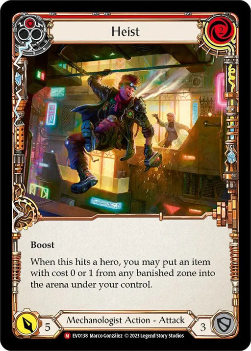 Heist [Bright Lights] Rainbow Foil - Flesh And Blood Single
