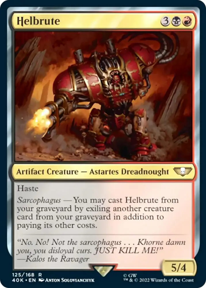 Helbrute (Surge Foil) [Warhammer 40,000] - MTG Single