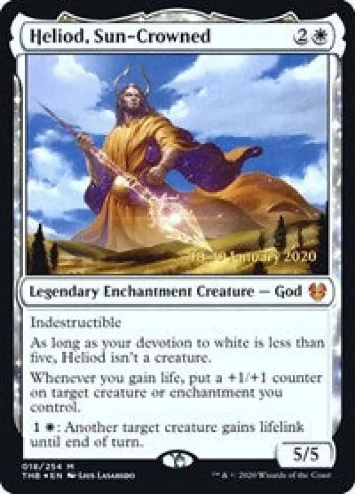 Heliod, Sun-Crowned (18) [Prerelease Cards]