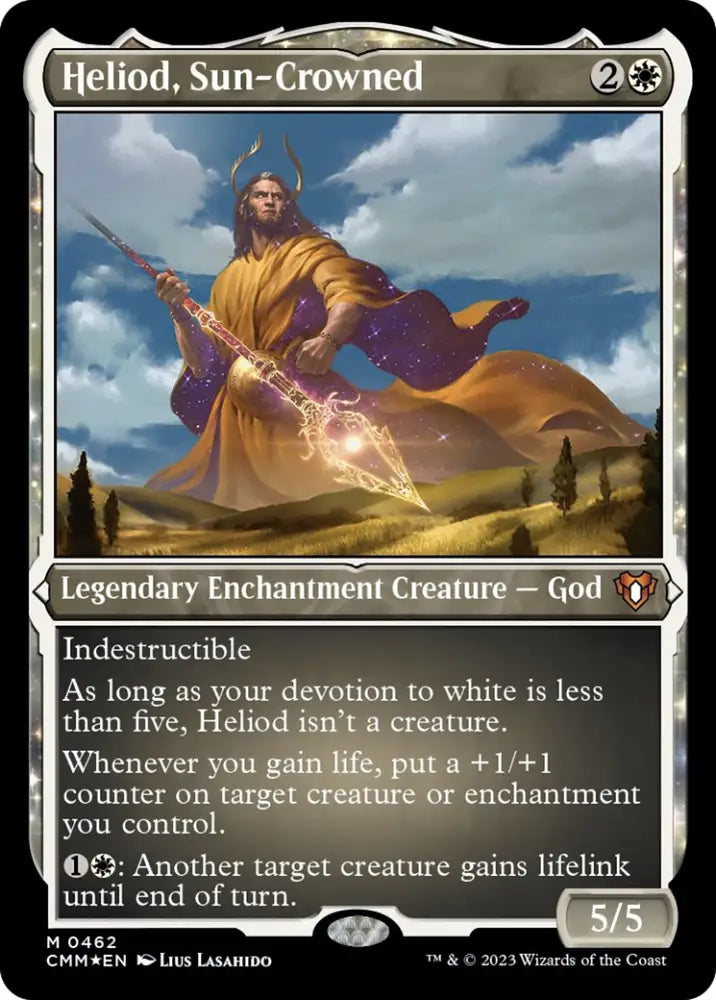 Heliod Sun-Crowned (Foil Etched) [Commander Masters] - MTG Single