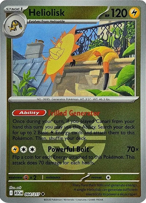 Heliolisk - 064/217 (Quick Ball) [ME: Ascended Heroes]