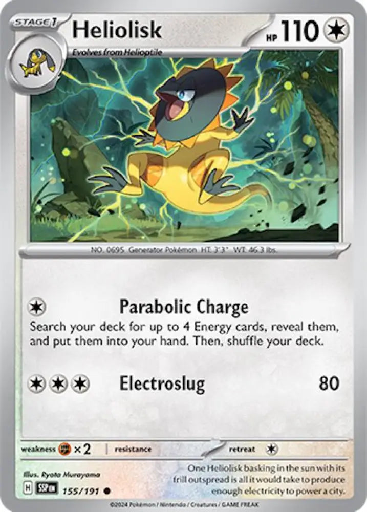 Heliolisk (155/191) [Scarlet & Violet: Surging Sparks] - Pokemon Single