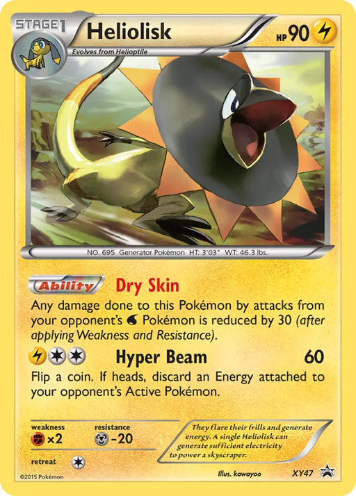 Heliolisk (XY47) [XY: Black Star Promos] - Pokemon Single