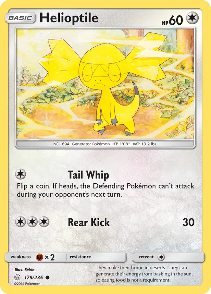 Helioptile (179/236) [Sun & Moon: Cosmic Eclipse] - Pokemon Single