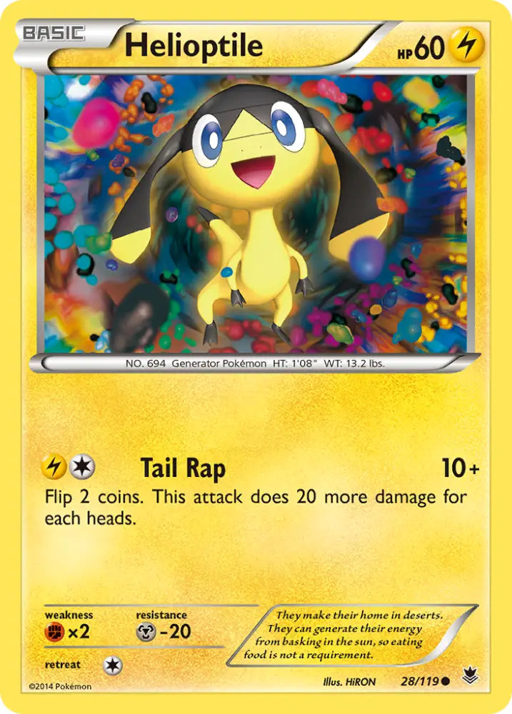 Helioptile (28/119) [XY: Phantom Forces] - Pokemon Single