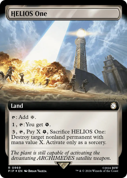 HELIOS One (Extended Art) (Surge Foil) [Fallout] - MTG Single
