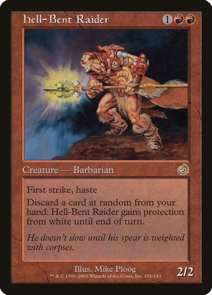Hell-Bent Raider [Torment] - MTG Single