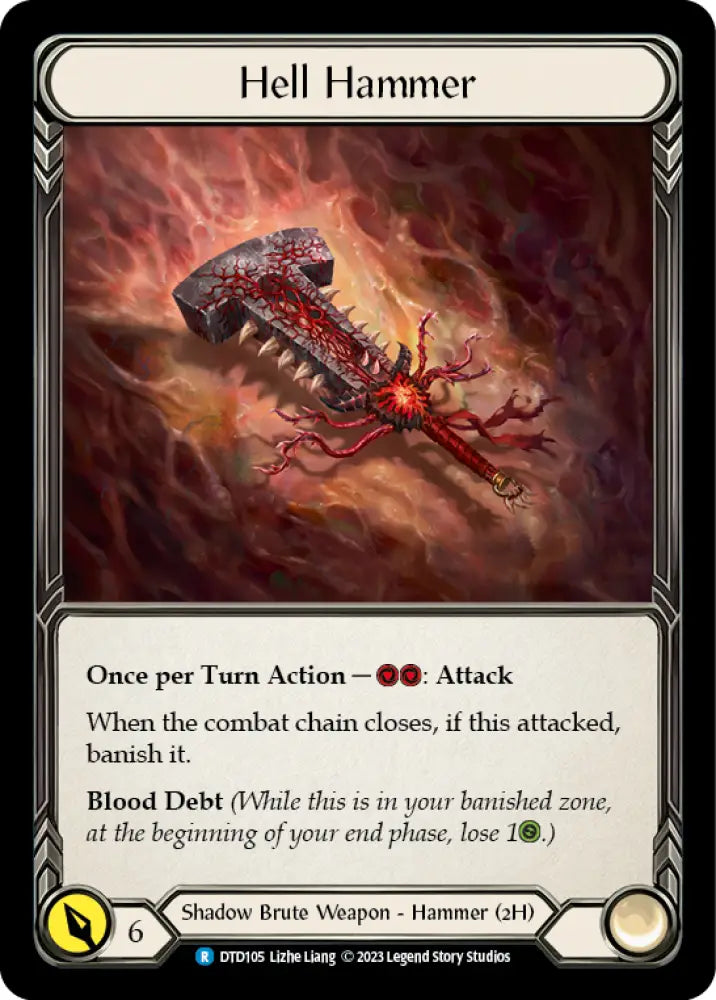 Hell Hammer [Dusk Till Dawn] - Flesh And Blood Single