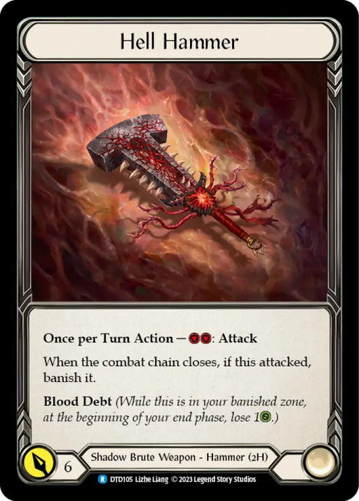 Hell Hammer [Dusk Till Dawn] - Flesh And Blood Single