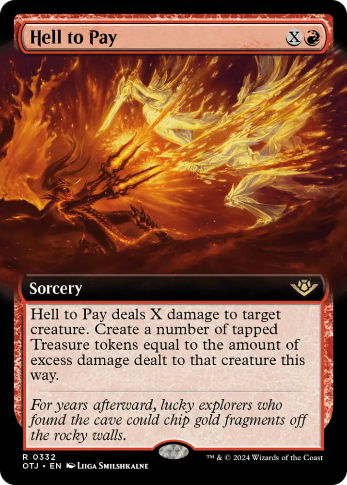 Hell to Pay (Extended Art) [Outlaws of Thunder Junction] - MTG Single