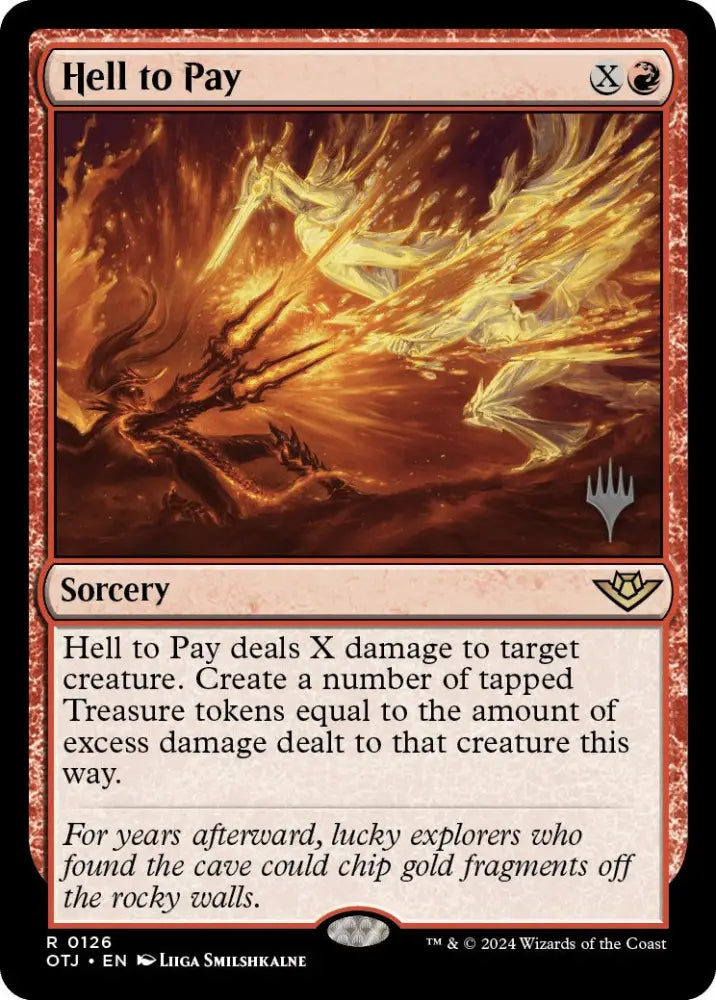 Hell to Pay (Promo Pack) [Outlaws of Thunder Junction Promos] - MTG Single