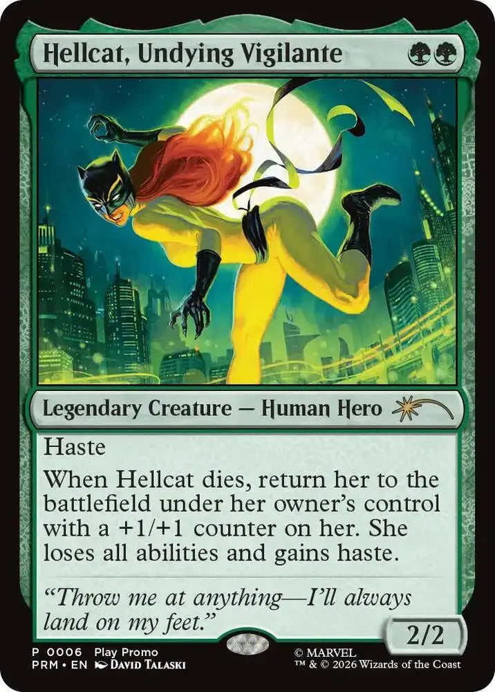 Hellcat, Undying Vigilante (6) [Standard Showdown Promos]