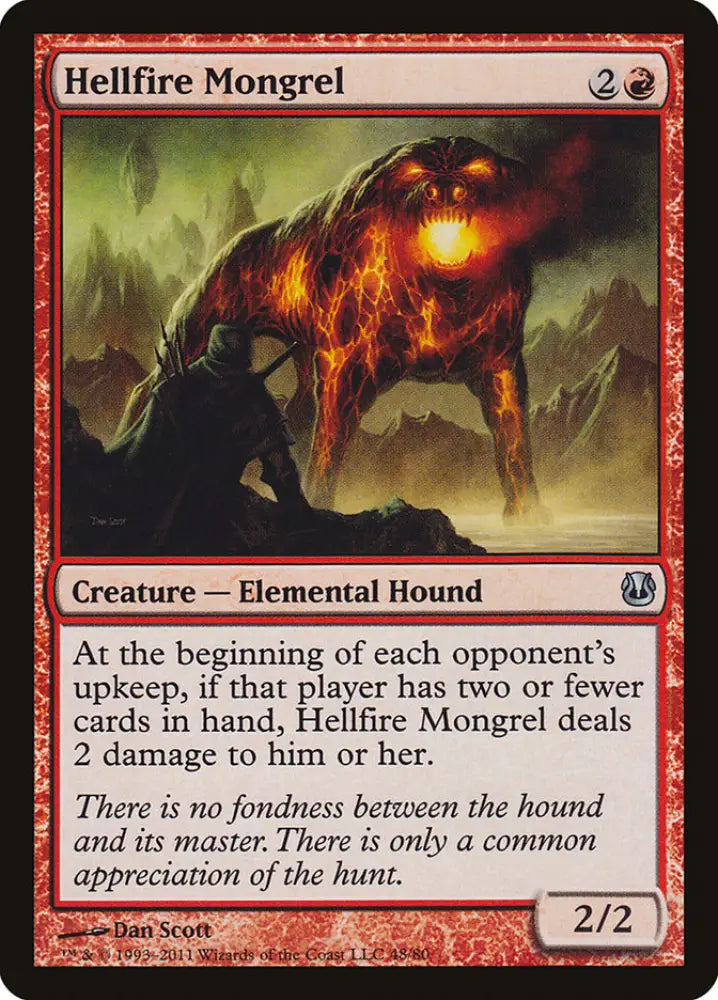Hellfire Mongrel [Duel Decks: Ajani vs. Nicol Bolas] - MTG Single