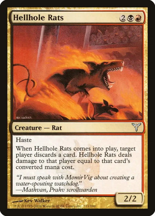 Hellhole Rats [Dissension] - MTG Single