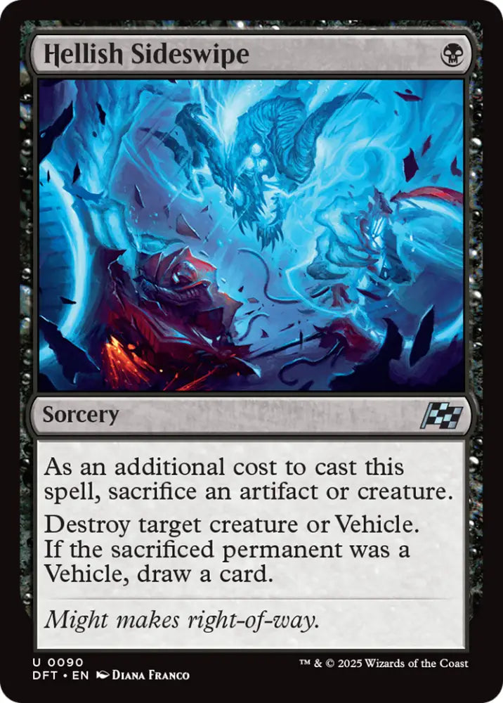Hellish Sideswipe [Aetherdrift] - MTG Single