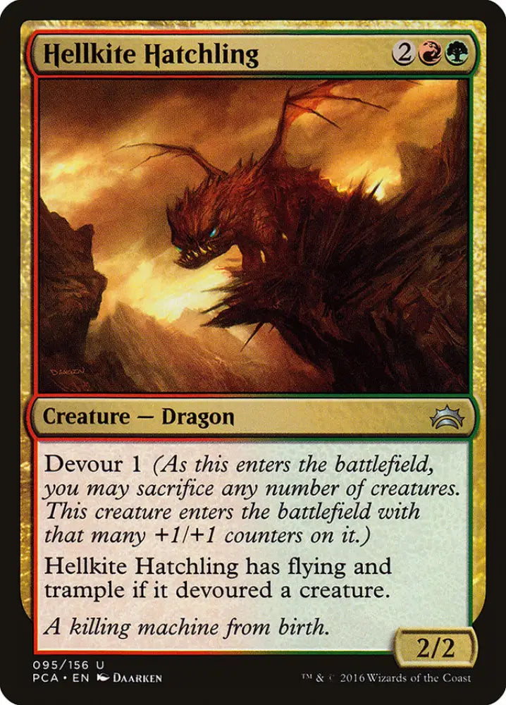 Hellkite Hatchling [Planechase Anthology] - MTG Single