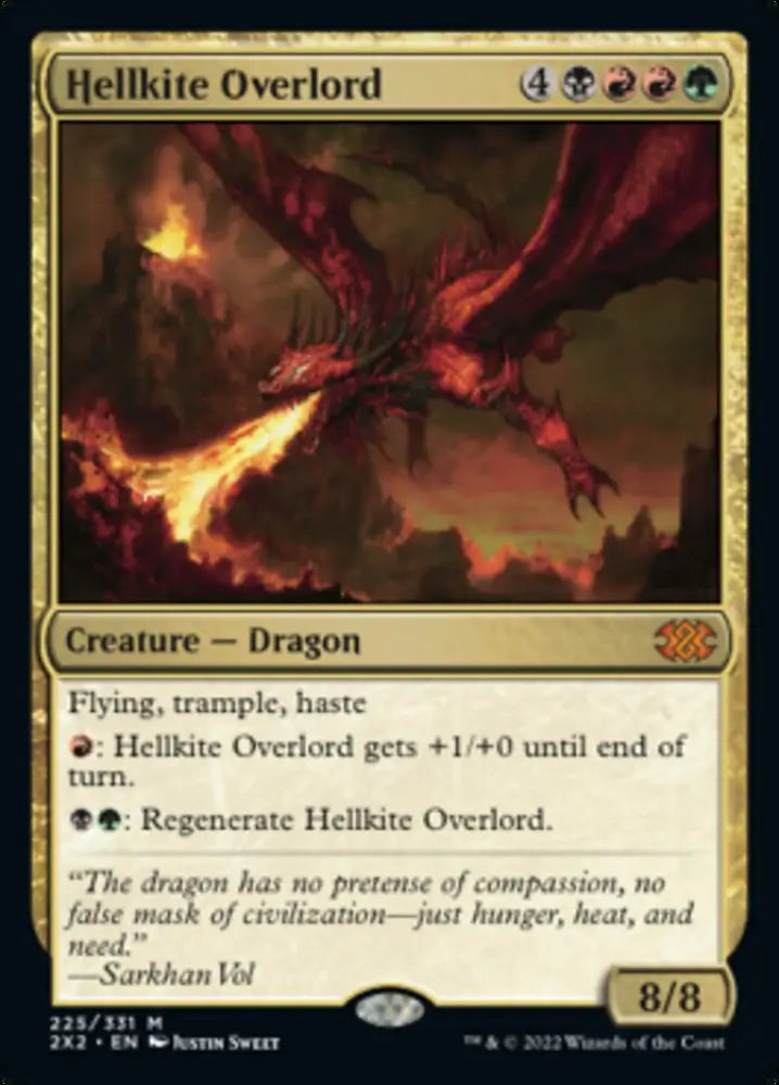 Hellkite Overlord [Double Masters 2022] - MTG Single