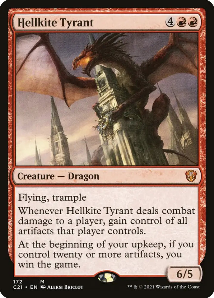 Hellkite Tyrant [Commander 2021] - MTG Single
