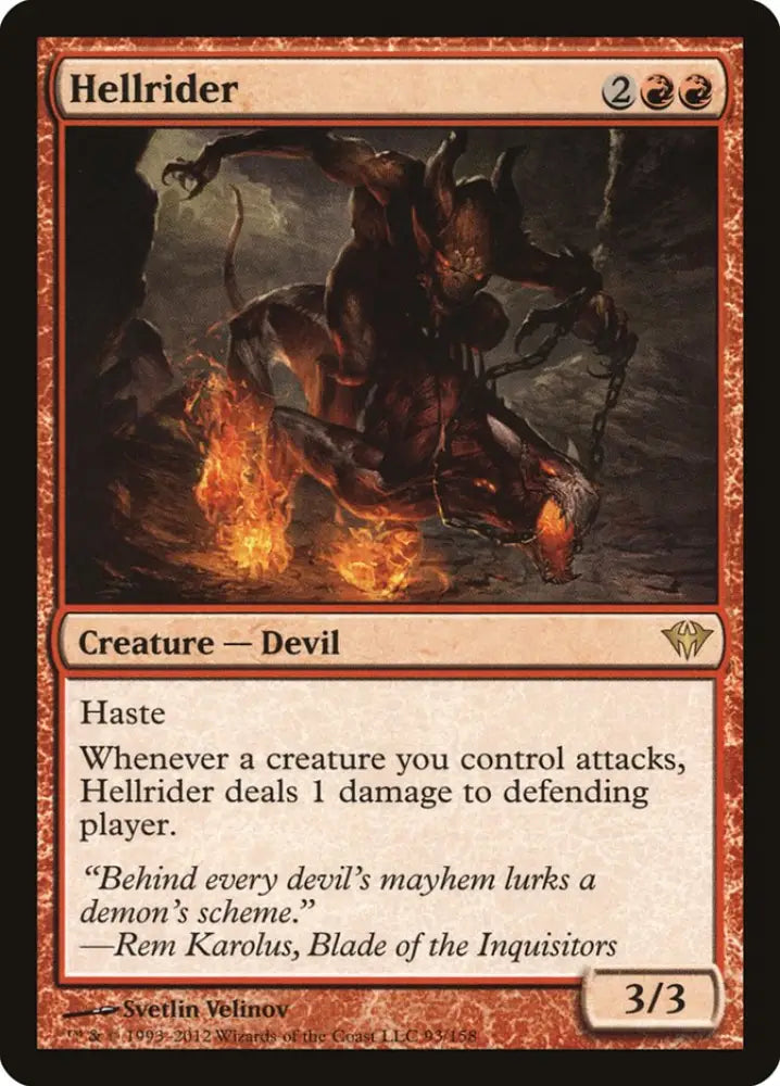 Hellrider [Dark Ascension] - MTG Single