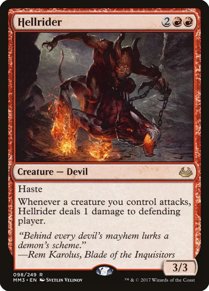 Hellrider [Modern Masters 2017] - MTG Single