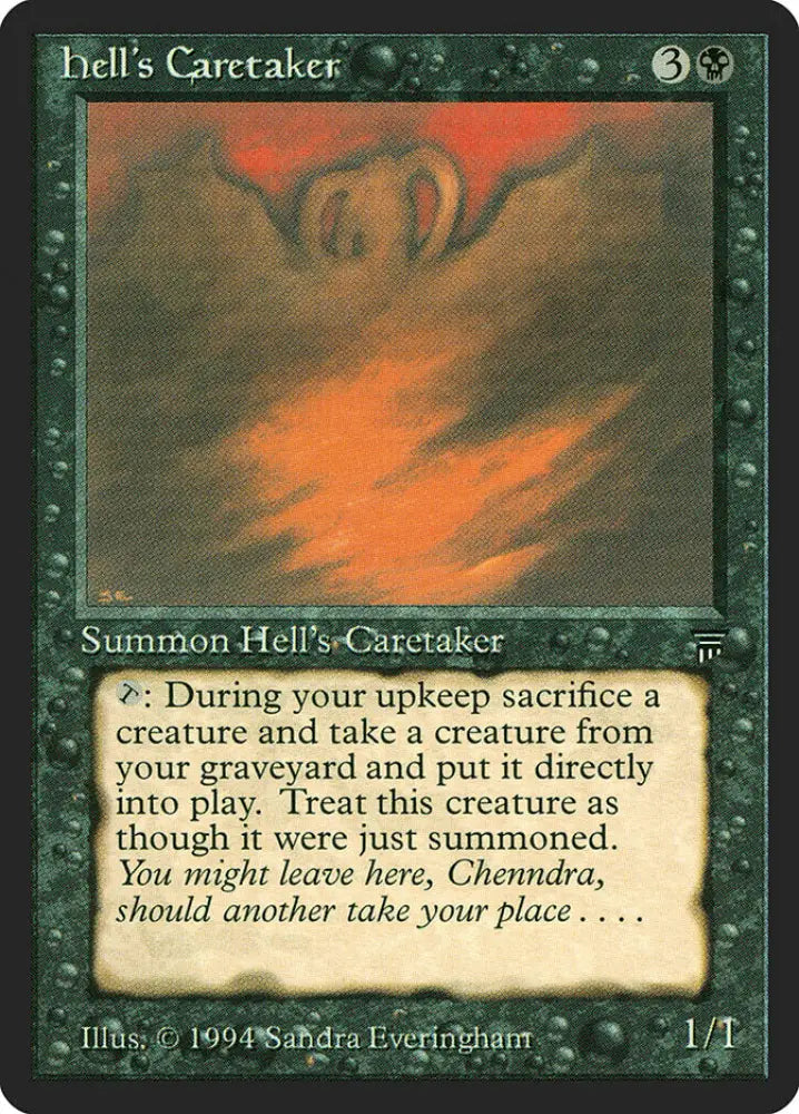 Hell’s Caretaker [Legends] - MTG Single