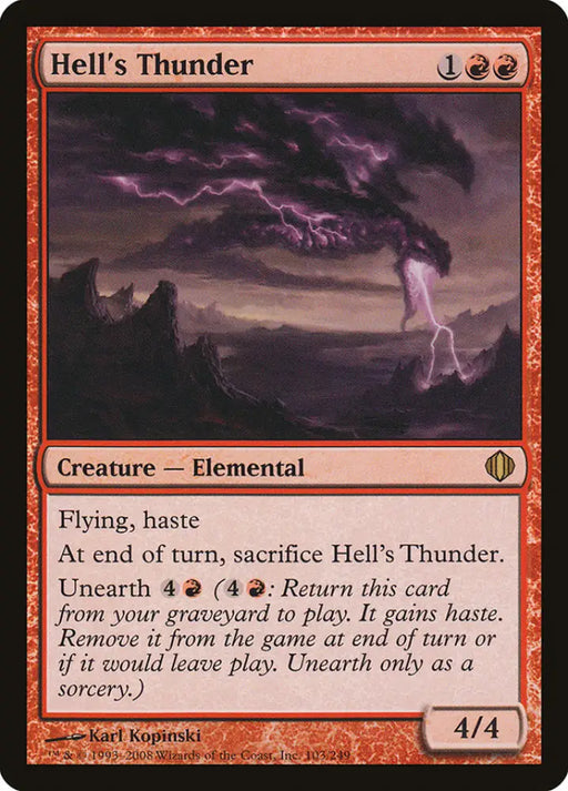 Hell’s Thunder [Shards of Alara] - MTG Single