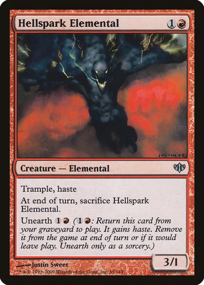Hellspark Elemental [Conflux] - MTG Single