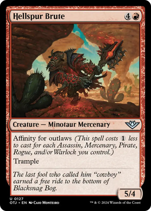 Hellspur Brute [Outlaws of Thunder Junction] - MTG Single