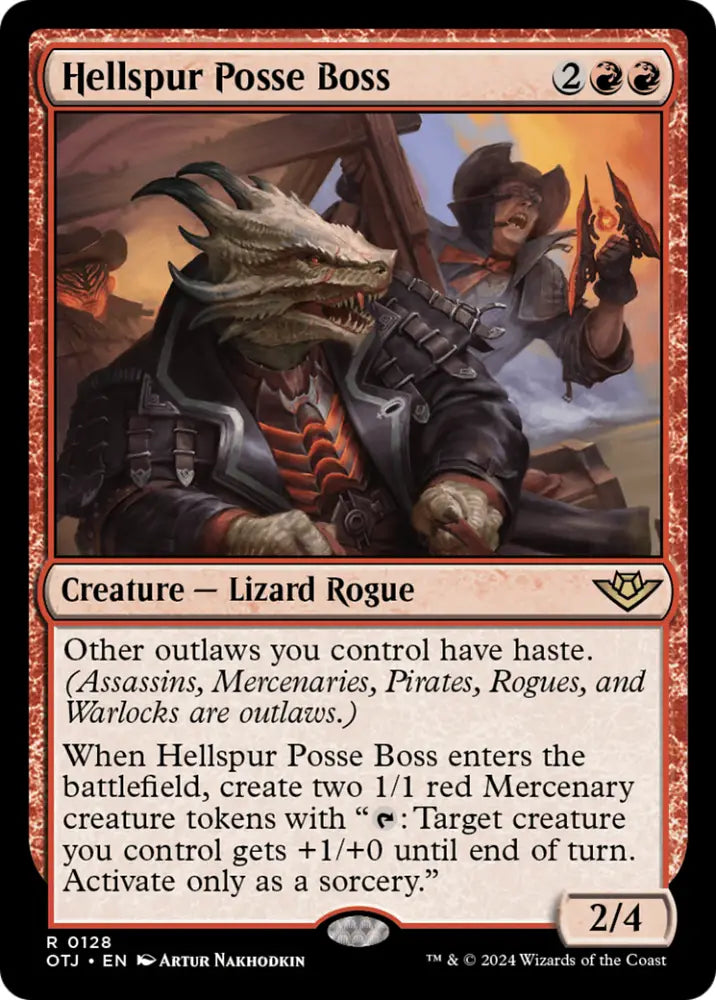 Hellspur Posse Boss [Outlaws of Thunder Junction] - MTG Single