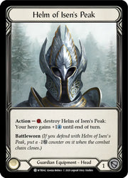Helm of Isen’s Peak [Welcome to Rathe Unlimited] Unlimited Rainbow Foil - Flesh And Blood Single