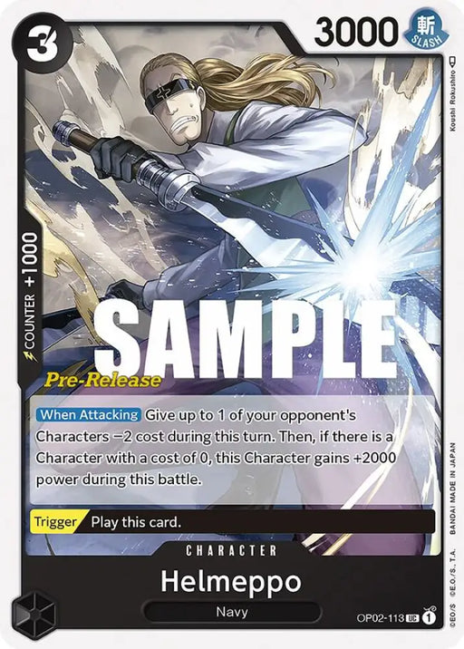 Helmeppo (OP02-113) [Paramount War Pre-Release Cards]