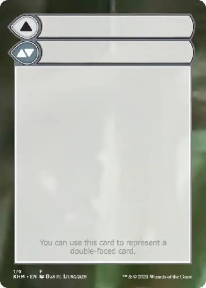 Helper Card (1/9) [Kaldheim Tokens] - MTG Single
