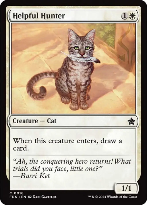 Helpful Hunter [Foundations] - MTG Single