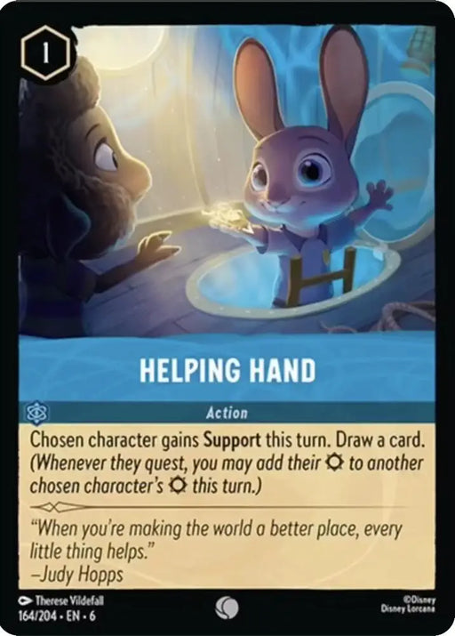 Helping Hand (164/204) [Azurite Sea] - Lorcana Single