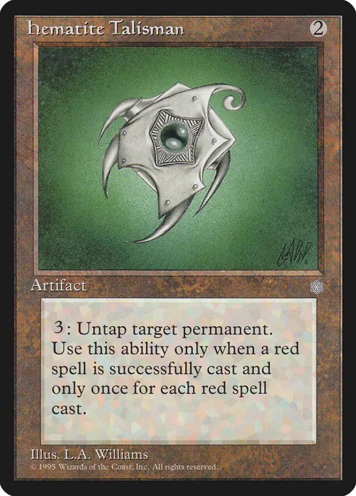 Hematite Talisman [Ice Age] - MTG Single