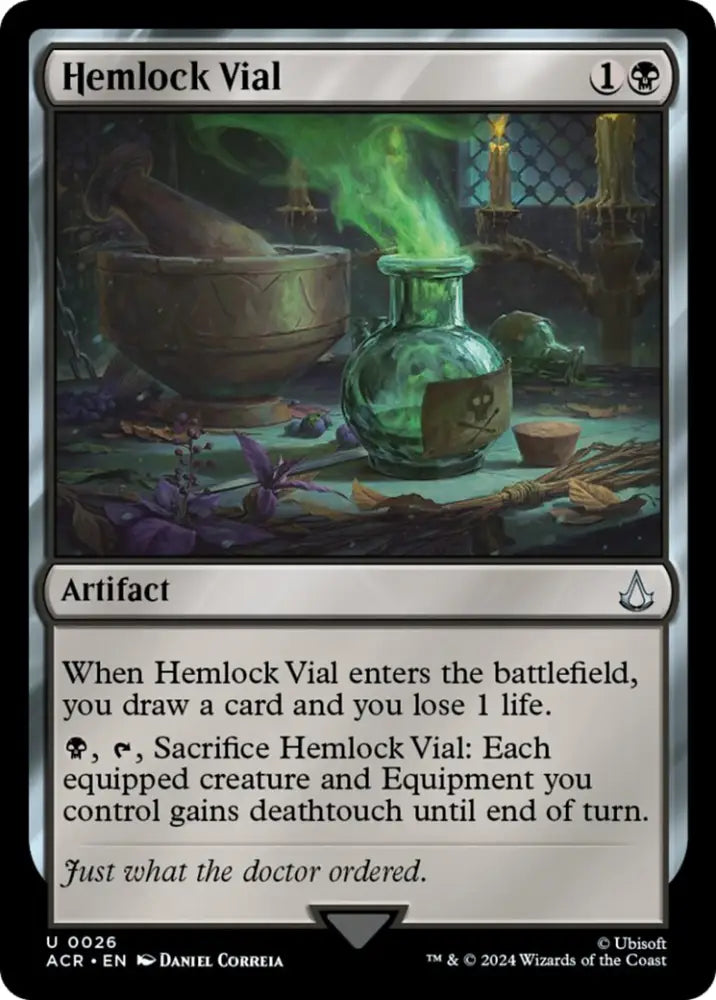 Hemlock Vial [Assassin’s Creed] - MTG Single