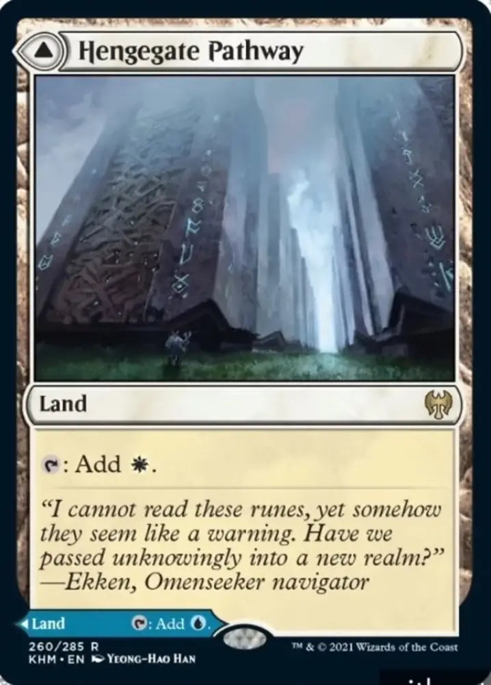 Hengegate Pathway // Mistgate Pathway [Kaldheim] - MTG Single