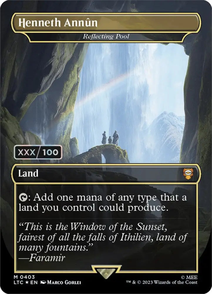 Henneth Annun - Reflecting Pool (Serialized) [The Lord of the Rings: Tales of Middle-Earth Commander] - MTG Single